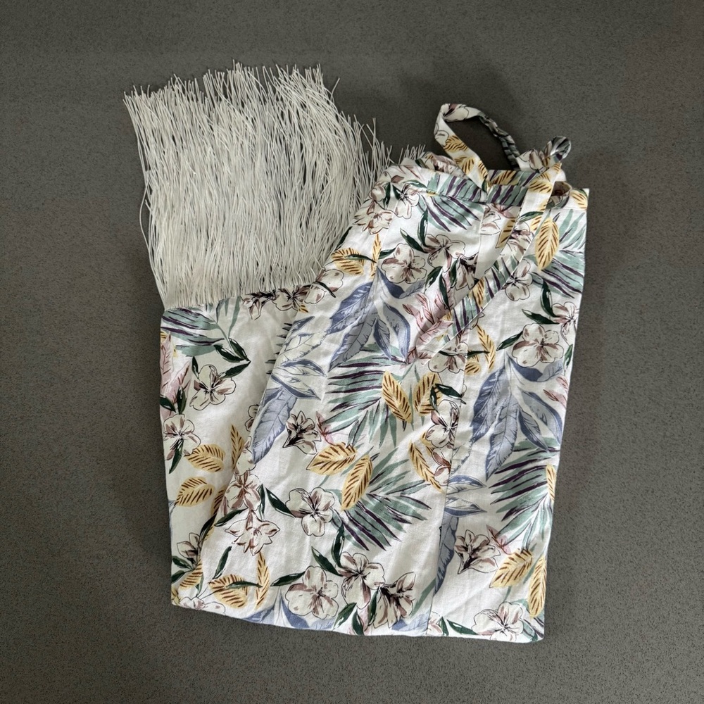 Sigrid Olsen Floral Fringe Wrap Skirt - Picture 8 of 8